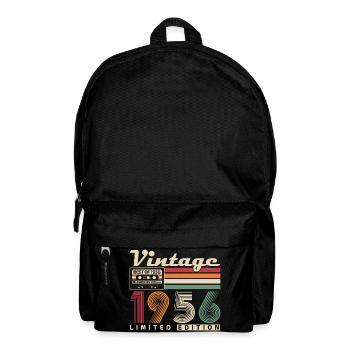 Original 1956 Vintage Vintage Anniversaire Rétro - Sac à dos - noir - Devant