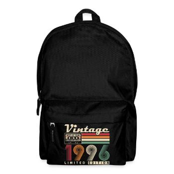 Original 1996 Vintage Vintage Birthday Retro - Backpack - black - Front