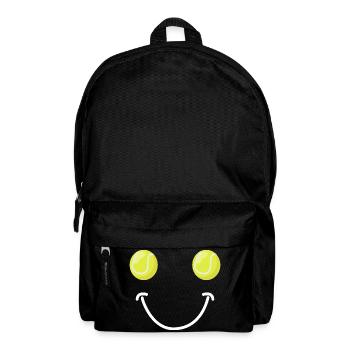 Tennis Happy Face - Backpack - black - Front