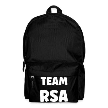 Team RSA Block Black White - Backpack - black - Front