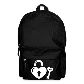 Heart Key - Backpack - black - Front