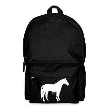 Horse Graffiti Streetwear Vector - Backpack - black - Front
