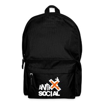 Anti Social Street Art Logo - Rucksack - Schwarz - Vorne