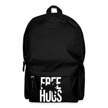 Free Hugs Wrestling – Funny MMA Grappling Gear - Backpack - black - Front