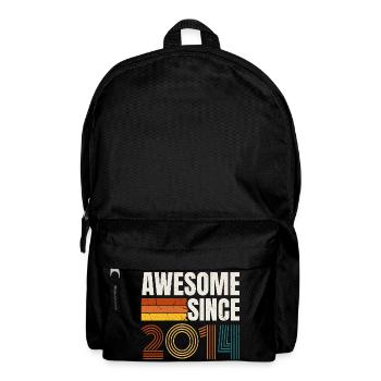 Génial depuis l’anniversaire rétro vintage 2014 - Sac à dos - noir - Devant