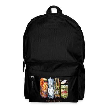 Vermont Travel – Autumn Foliage & Farm Life - Backpack - black - Front