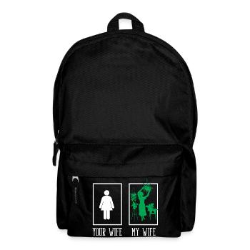 Ta femme Ma femme Plantes amoureuses des plantes - Sac à dos - noir - Devant