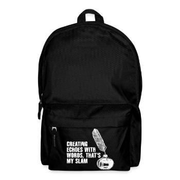 Quill Echoes Slam Poésie - Sac à dos - noir - Devant