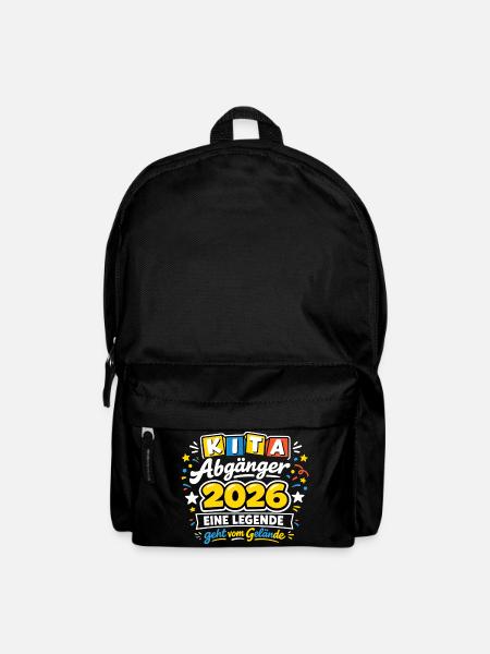 Kita Abgänger 2026 Legende Geht Vom Gelände - Rucksack - Schwarz