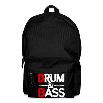 Drum & Bass / Rum & Ass Distressed - Backpack - black - Front