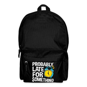 ProkrastinationFaul Faulheit Faulenzer - Rucksack - Schwarz - Vorne