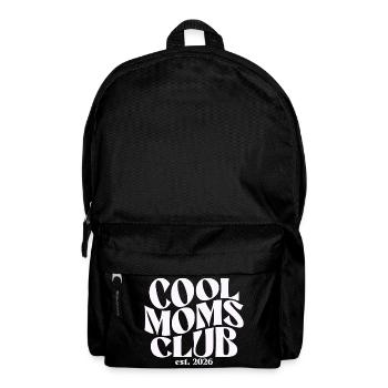 Club des mamans cool - Cadeau de maman pour la fête des mères - Sac à dos - noir - Devant