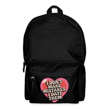 Je ne fais pas d’erreurs, je sors avec eux, ex-petit ami qui sort avec eux - Sac à dos - noir - Devant
