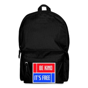 Sois gentil, c’est une déclaration de gentillesse gratuite qui dit - Sac à dos - noir - Devant