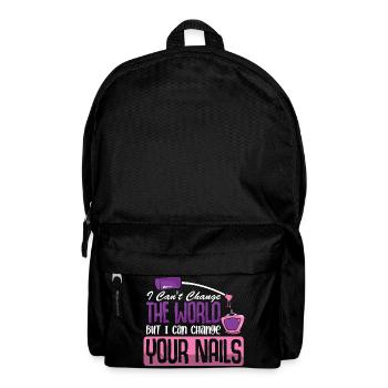 Nail Designer Nail Designer Cosmetics Nail Salon - Backpack - black - Front