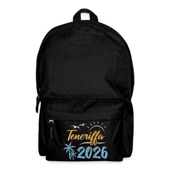 Teneriffa 2026 - Rucksack - Schwarz - Vorne