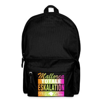 Mallorca, Eskalation - Rucksack - Schwarz - Vorne