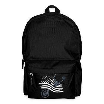 Le drapeau américain du détecteur de métaux sonde l’Amérique - Sac à dos - noir - Devant