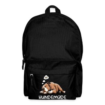 Hundemüde American Bully Bully Pit Bullybesitzer - Rucksack - Schwarz - Vorne