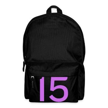 15 - Sac à dos - noir - Devant