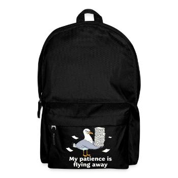 Seagull patience at the end of office work - Backpack - black - Front