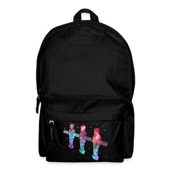 Tischkicker Kickern Weltraum Kinder Tischfußball - Rucksack - Schwarz - Vorne