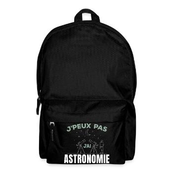 T-shirt J'peux pas j'ai personnalisé - Sac à dos - noir - Devant