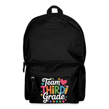 Équipe Troisième Classe - Sac à dos - noir - Devant