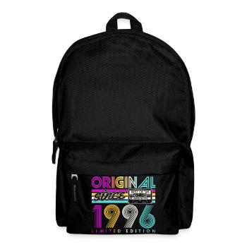 Cadeau d’anniversaire vintage vintage rétro 1996 - Sac à dos - noir - Devant