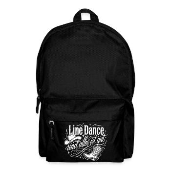 Line Dance Alles Ist Gut - Rucksack - Schwarz - Vorne