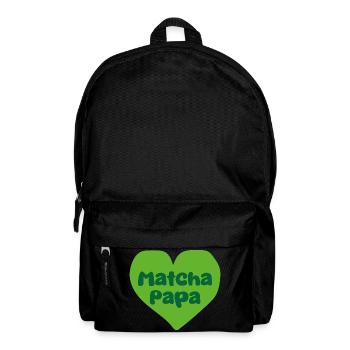 Matcha Dad Heart - Backpack - black - Front