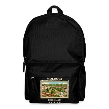 Vltava Chișinău Vintage Travel Brand - Backpack - black - Front