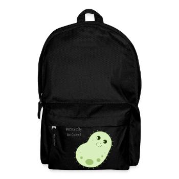 Naturally Isolated Cute Bacteria - Backpack - black - Front