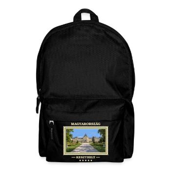 Ungarn Keszthely Vintage Reisemarke - Rucksack - Schwarz - Vorne