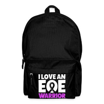 Ich liebe einen Krieger - EOE Support - Rucksack - Schwarz - Vorne