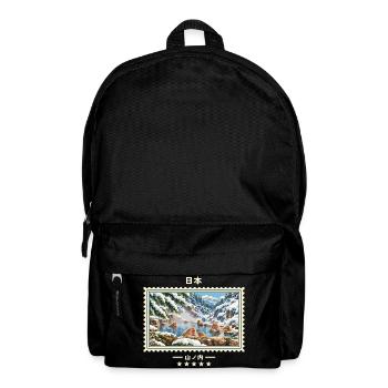Japan Yamanouchi Vintage Reisemarke - Rucksack - Schwarz - Vorne