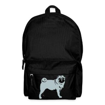 Mops - Rucksack - Schwarz - Vorne