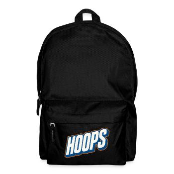 Hoops Basketball Sport Geschenkidee BBall - Rucksack - Schwarz - Vorne