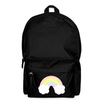 Cute Pastel Rainbow - Backpack - black - Front