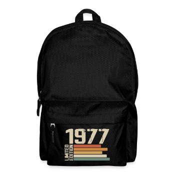 1977 Vintage - Retro 1977 Birthday Gift 1977 - Backpack - black - Front
