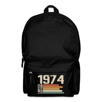 1974 Vintage - Retro 1974 Cadeau Anniversaire 1974 - Sac à dos - noir - Devant