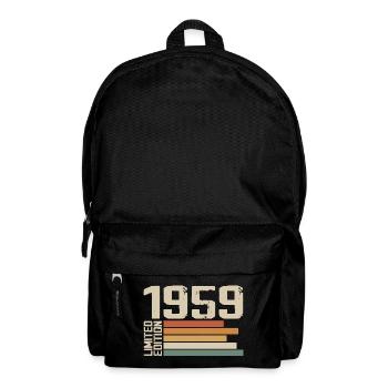 1959 Vintage - Retro 1959 Birthday Gift 1959 - Backpack - black - Front