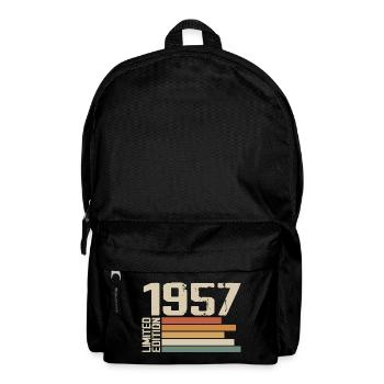 1957 Vintage - Retro 1957 Geburtstagsgeschenk 1957 - Rucksack - Schwarz - Vorne