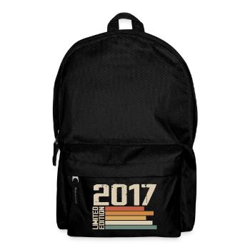 2017 Jahrgang - Retro 2017 Geburtstagsgeschenk 2017 - Rucksack - Schwarz - Vorne