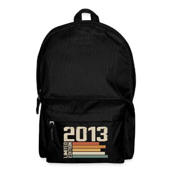 2013 Jahrgang - Retro 2013 Jubiläumsgeschenk 2013 - Rucksack - Schwarz - Vorne