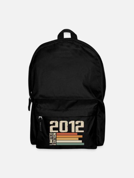 2012 Vintage - Retro 2012 Jubiläumsgeschenk 2012 - Rucksack - Schwarz