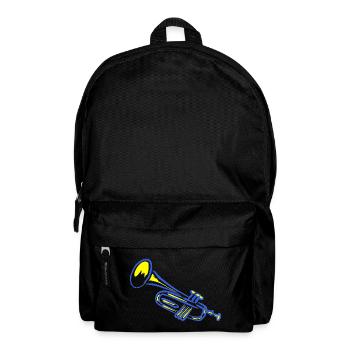 Illustration de trompette - Sac à dos - noir - Devant