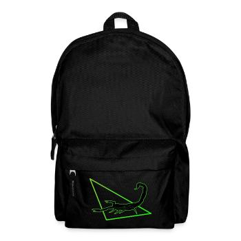 Scorpio in green - Backpack - black - Front