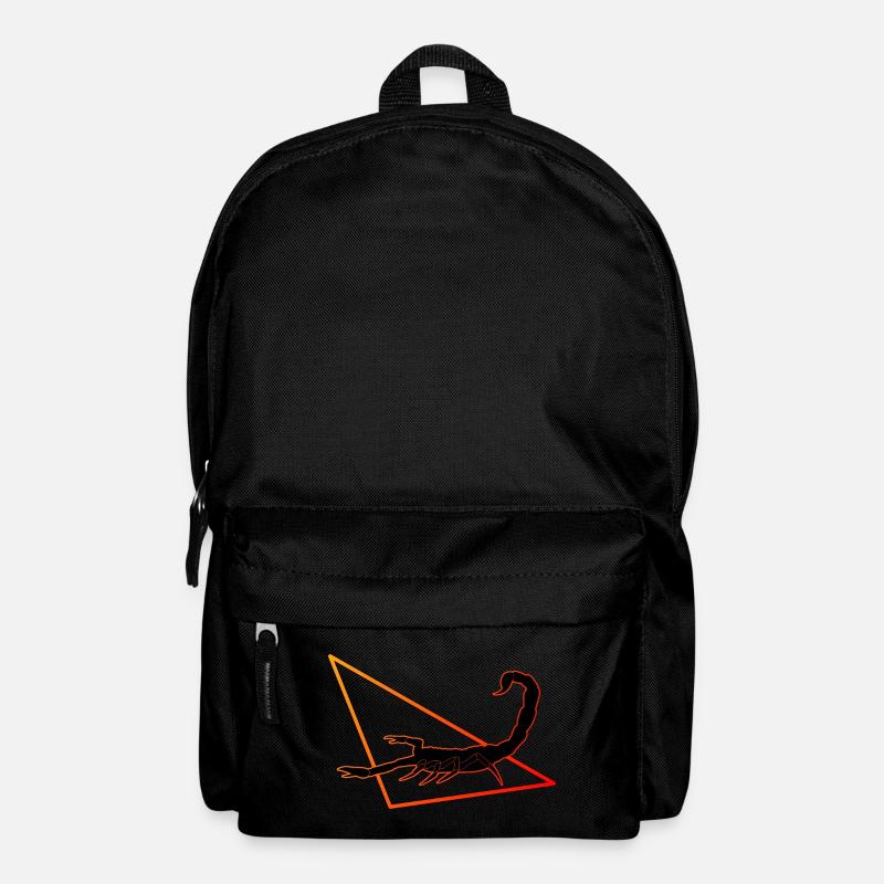 Scorpio in red/orange - Backpack - black