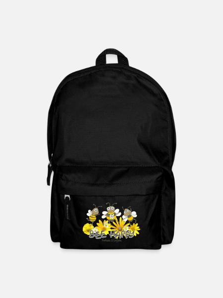Abeille heureuse - Sac à dos - noir